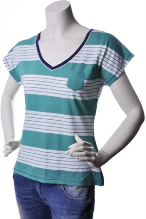 Tommy Hilfiger T-shirt - lima stp v-nk ss green