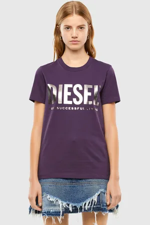 Diesel T-shirt - TSILYWX TSHIRT purple