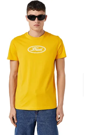 Diesel T-shirt - T-DIEGOR-C14 T-SHIRT yellow