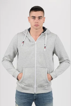 Tommy Hilfiger Tommy Jeans Sweatshirt - TOMMY HILFIGER TJM ORIGINAL ZIP HOODIE grey