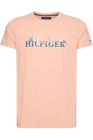Tommy Hilfiger T-shirt - PALM FLORAL TEE orange