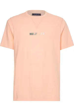 Tommy Hilfiger T-shirt - CONTRAST STITCH TEE orange