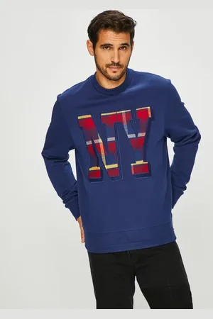 Tommy Hilfiger Sweatshirt - RELAXED HEAVY BRANDED SWEATSHIRT blue