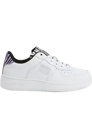Tommy Hilfiger Tommy Jeans Sneakers - WMNS BASKET WILD ANIMAL CUPSOLE white