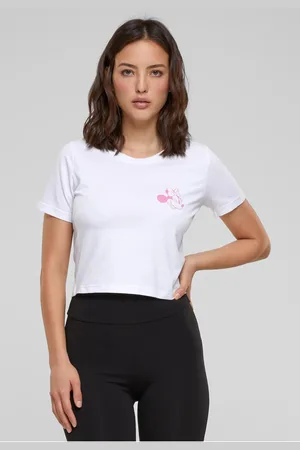 Merchcode Dámské tričko Minnie Mouse Wink bílé