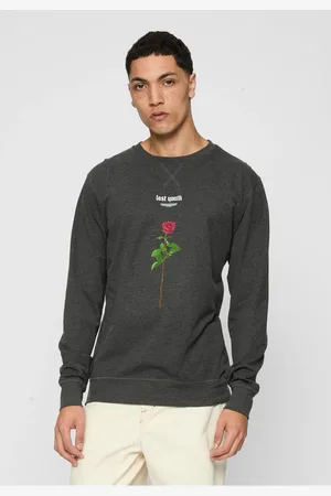Mister Tee Dřevěné uhlí Lost Youth Rose Crewneck