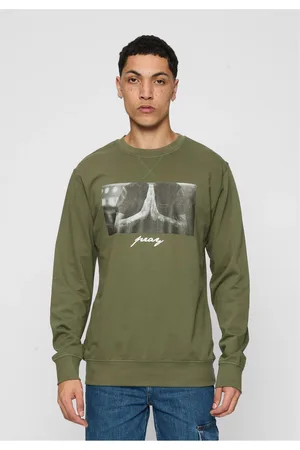 Mister Tee Modlete se oliva Crewneck