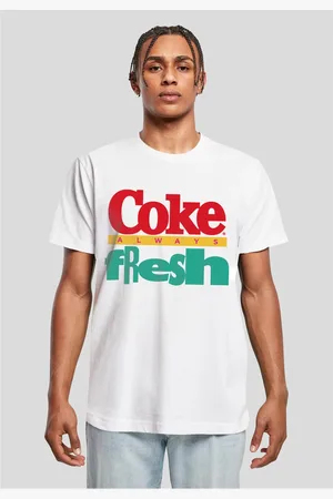 Merchcode Pánské tričko Coke bílé