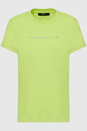 Diesel T-shirt - TSILYCOPY TSHIRT neon green
