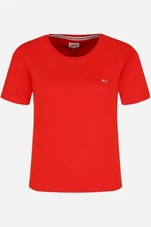 Tommy Hilfiger Tommy Jeans T-shirt - TJW SOFT JERSEY TEE red