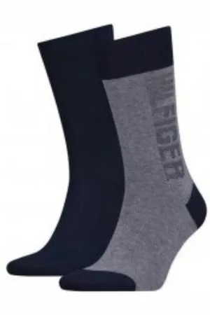 Tommy Hilfiger Socks - TH MEN SOCK 2P TOMMY black