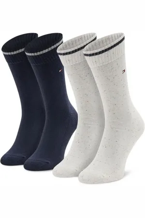Tommy Hilfiger Socks - TH WOMEN SOCK 2P NEPPY GIFTING blue