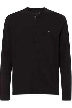 Tommy Hilfiger T-shirt - CLASSIC HENLEY black