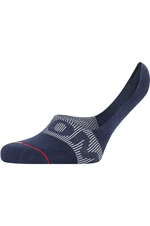 Tommy Hilfiger Tommy Jeans Socks - TH UNI TJ NO SHOW MID CUT 1P LOGO RIB blue