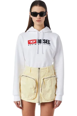 Diesel Sweatshirt - F-REGGY-HOOD-DIV SWEAT-SH white