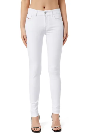 Diesel Jeans - 2017 SLANDY L.32 TROUSERS white