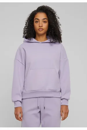 Urban classics Dámská mikina Cozy Oversized Hoody fialová