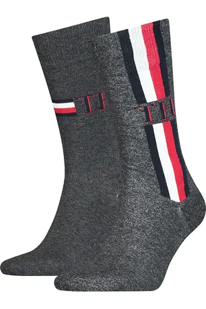Tommy Hilfiger Socks - TH MEN SOCK 2P ICONIC STRIPE grey