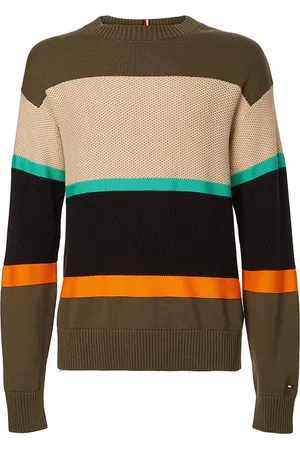 Tommy Hilfiger Sweater - COLOURBLOCK STRUCTURE SWEATER multicolour