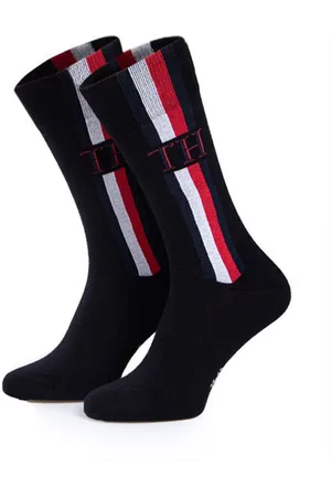 Tommy Hilfiger Socks - ICONIC STRIPE 2 pack grey