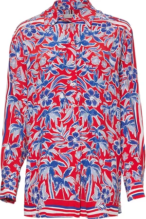 Tommy Hilfiger Shirt - VISCOSE RELAXED FLEUR BLOUSE LS patterned