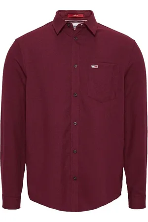 Tommy Hilfiger Tommy Jeans Shirt - TJM SOLID FLANNEL SH red