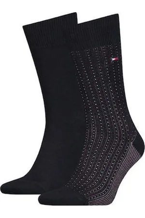 Tommy Hilfiger Socks - TH MEN SOCK 2P BIRDEYE JACQUARD black