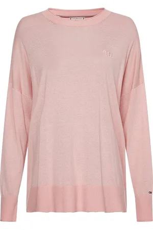Tommy Hilfiger Sweater - LYOCELL WOOL C-NK SWEATER pink