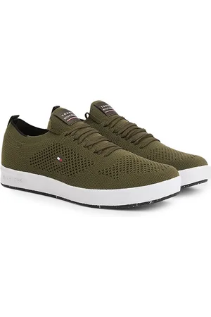 Tommy Hilfiger Sneakers - SUSTAINABLE KNIT SOCK CUPSOLE green
