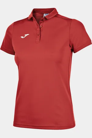 Joma Dámské triko Hobby Women Polo Shirt S/S Red