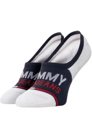 Tommy Hilfiger Socks - TH UNISEX TOMMY JEANS NO SHOW HIGH CUT 2P Blue