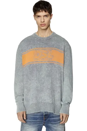 Diesel Sweater - K-ORTEZ KNITWEAR grey
