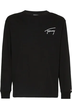 Tommy Hilfiger Tommy Jeans T-Shirt - TJM TOMMY SIGNATURE LS TEE black