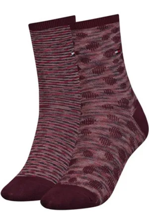 Tommy Hilfiger Socks - TH WOMEN SOCK 2P APPALOOSA purple