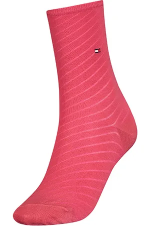 Tommy Hilfiger Socks - BIAS TRANSPARANT 1 pack pink-red