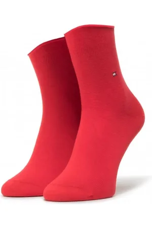 Tommy Hilfiger Socks - TH WOMEN 98% COTTON SOCK 1P Red