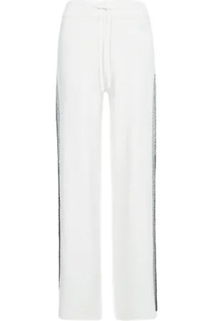 Tommy Hilfiger Sweatpants - TH FLEX WIDE LEG PANT white