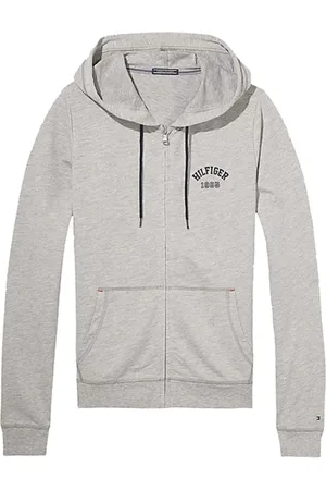 Tommy Hilfiger Sweatshirt - ZIP THRU HOODY grey