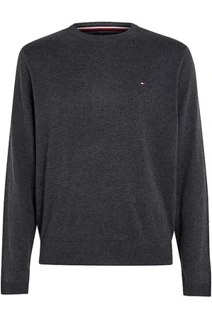 Tommy Hilfiger Sweater - CORE COTTON-SILK CNECK grey