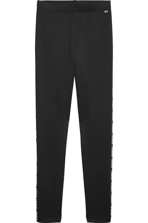 Tommy Hilfiger Tommy Jeans Leggings - TJW SKINNY TAPE LEGGINGS black