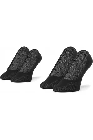 Tommy Hilfiger Socks - TH WOMEN FOOTIE 2P TH BURN OUT black