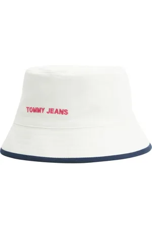Tommy Hilfiger Tommy Jeans Hat - TJW ITEM REVERSIBLE BUCKET HAT white