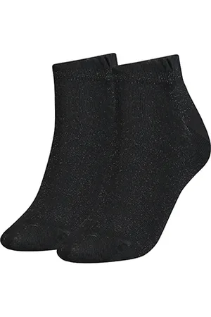 Tommy Hilfiger Socks - TH WOMEN SNEAKER 2P LUREX black