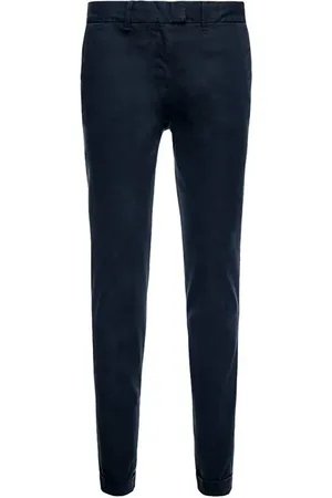 Tommy Hilfiger Trousers - HERITAGE SLIM FIT CHINO dark blue