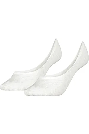 Tommy Hilfiger Socks -TH WOMEN BALLERINA 2P BURN OUT TH white