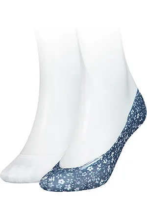 Tommy Hilfiger Socks - TH WOMEN FOOTIE 2P DITSY FLORAL two-tone