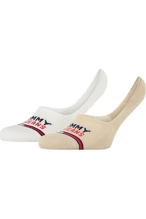 Tommy Hilfiger Tommy Jeans Socks - TH UNI TJ NO SHOW MID CUT 2P Beige