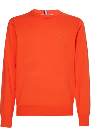 Tommy Hilfiger Sweater - 1985 CREW NECK SWEATER orange