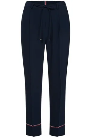 Tommy Hilfiger Trousers - PALOMA PULLON PANT dark blue