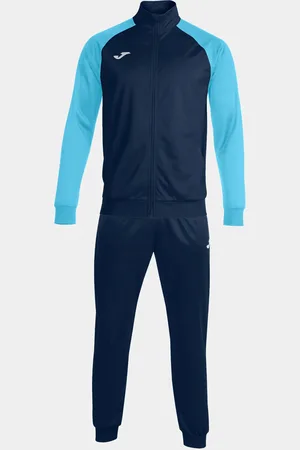 Joma Pánská/chlapecká tepláková souprava Academy IV Tracksuit Navy Fluor Turquoise